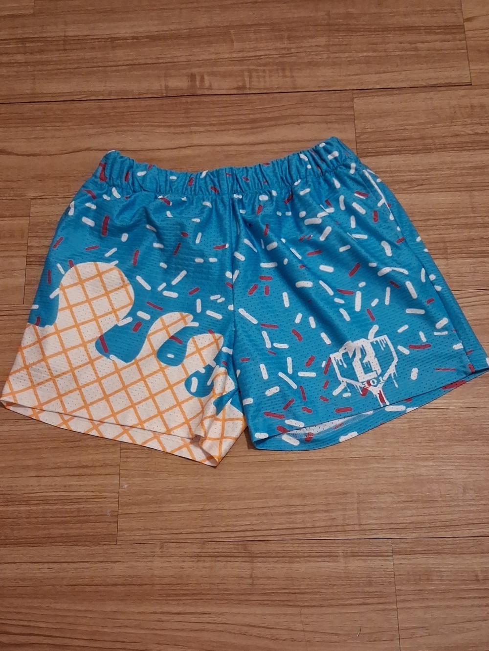 Ice Cream Cotton Candy Shorts Kids L